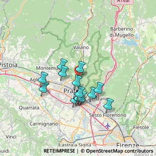 Mappa Via Guado a Santa Lucia, 59100 Prato PO, Italia (5.95643)