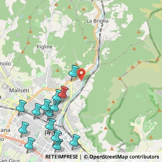 Mappa Via Guado a Santa Lucia, 59100 Prato PO, Italia (3.14357)
