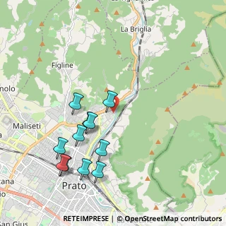 Mappa Via Guado a Santa Lucia, 59100 Prato PO, Italia (2.14455)
