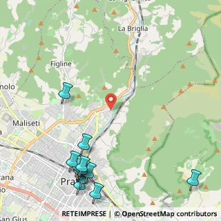 Mappa Via Guado a Santa Lucia, 59100 Prato PO, Italia (3.14154)