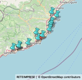 Mappa Corso XX Settembre, 18013 Diano Marina IM, Italia (13.41929)