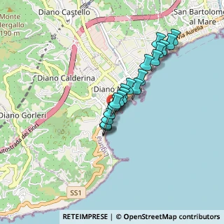 Mappa Via della Repubblica, 18013 Diano Marina IM, Italia (0.668)