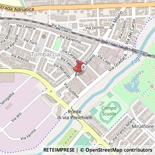 Mappa Via Milano, 81, 61122 Pesaro, Pesaro e Urbino (Marche)