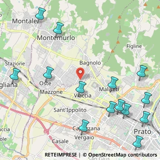 Mappa Via Amalfi, 59013 Montemurlo PO, Italia (3.07)