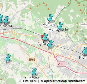 Mappa Via Antonio Vivaldi, 51031 Agliana PT, Italia (6.53571)