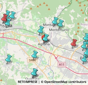 Mappa Via Antonio Vivaldi, 51031 Agliana PT, Italia (5.8245)