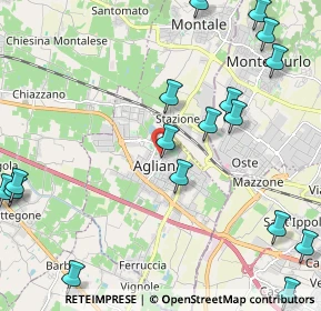 Mappa Via Antonio Vivaldi, 51031 Agliana PT, Italia (2.94824)