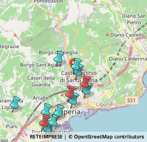 Mappa A10 Genova - Ventimiglia, 18100 Imperia IM, Italia (2.24692)