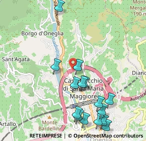 Mappa A10 Genova - Ventimiglia, 18100 Imperia IM, Italia (1.22267)