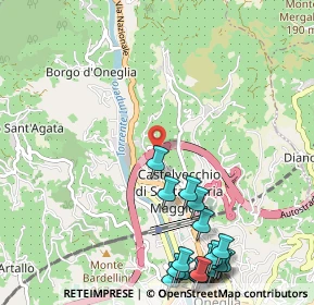 Mappa A10 Genova - Ventimiglia, 18100 Imperia IM, Italia (1.5325)