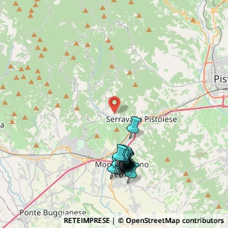 Mappa Via di Granatino, 51016 Montecatini Terme PT, Italia (4.43833)