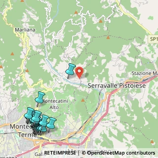 Mappa Via di Granatino, 51016 Montecatini Terme PT, Italia (3.6105)