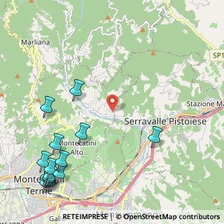 Mappa Via di Granatino, 51016 Montecatini Terme PT, Italia (3.24571)