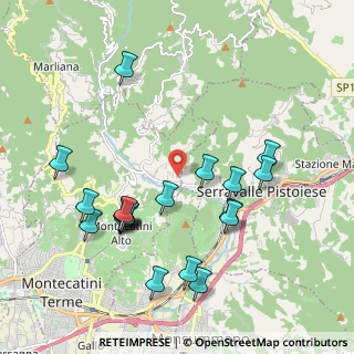 Mappa Via di Granatino, 51016 Montecatini Terme PT, Italia (2.167)