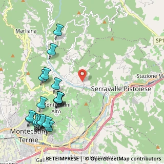 Mappa Via di Granatino, 51016 Montecatini Terme PT, Italia (2.871)