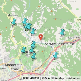 Mappa Via di Granatino, 51016 Montecatini Terme PT, Italia (2.13545)