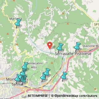 Mappa Via di Granatino, 51016 Montecatini Terme PT, Italia (3.10182)