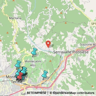 Mappa Via di Granatino, 51016 Montecatini Terme PT, Italia (3.746)
