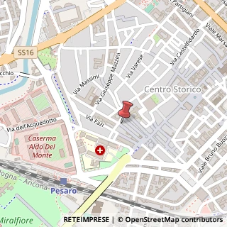 Mappa Via G. Passeri, 62, 61121 Pesaro, Pesaro e Urbino (Marche)