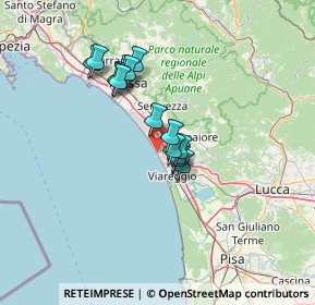 Mappa Viale Sergio Bernardini, 55041 Camaiore LU, Italia (10.60267)