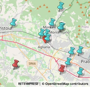 Mappa Via Gioacchino Rossini, 51031 Agliana PT, Italia (4.67933)