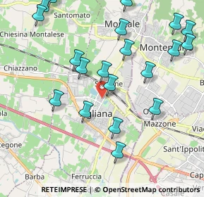 Mappa Via Gioacchino Rossini, 51031 Agliana PT, Italia (2.4255)