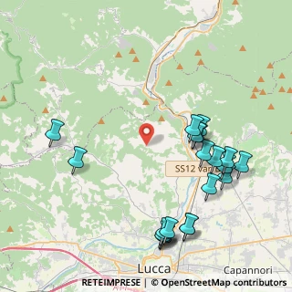 Mappa Via dei bertolotti, 55100 Lucca LU, Italia (4.9715)