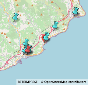 Mappa Via Milano, 18013 Diano Marina IM, Italia (3.94692)