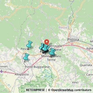 Mappa Via Delle Vigne, 51016 Montecatini Terme PT, Italia (4.21917)