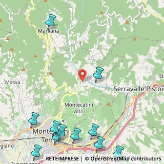 Mappa Via Delle Vigne, 51016 Montecatini Terme PT, Italia (3.48182)
