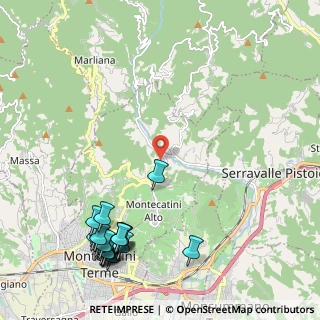 Mappa Via Delle Vigne, 51016 Montecatini Terme PT, Italia (3.011)