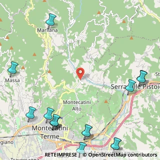 Mappa Via Delle Vigne, 51016 Montecatini Terme PT, Italia (3.50533)