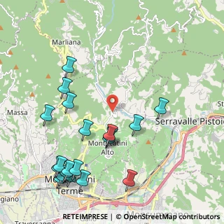Mappa Via Delle Vigne, 51016 Montecatini Terme PT, Italia (2.6005)