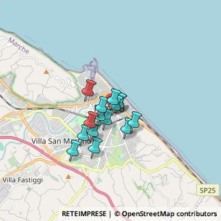 Mappa Via Baldassini, 61121 Pesaro PU, Italia (1.068)