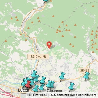 Mappa Via di Ciciana, 55100 Lucca LU, Italia (7.874)