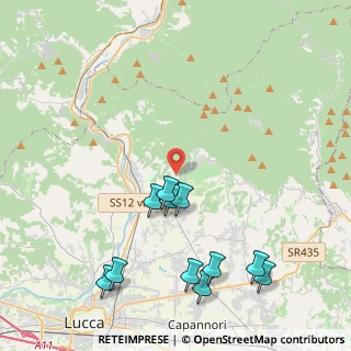 Mappa Via di Ciciana, 55100 Lucca LU, Italia (5.01091)