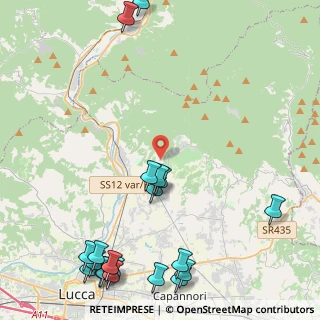 Mappa Via di Ciciana, 55100 Lucca LU, Italia (6.392)