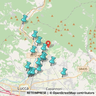 Mappa Via di Ciciana, 55100 Lucca LU, Italia (4.334)