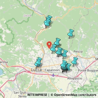 Mappa Via di Ciciana, 55100 Lucca LU, Italia (7.32368)