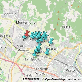 Mappa Via Cuneo, 59013 Montemurlo PO, Italia (1.03647)
