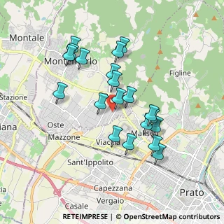 Mappa Via Cuneo, 59013 Montemurlo PO, Italia (1.7)