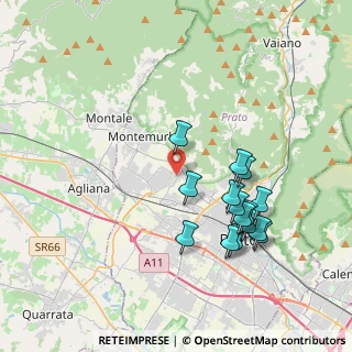 Mappa Via Cuneo, 59013 Montemurlo PO, Italia (3.88667)