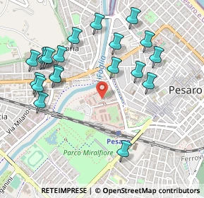 Mappa Via Acquedotto, 61121 Pesaro PU, Italia (0.567)
