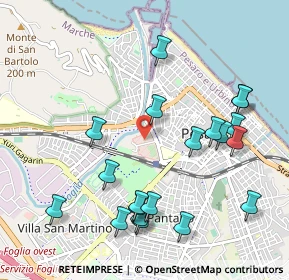 Mappa Via Acquedotto, 61121 Pesaro PU, Italia (1.15)