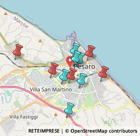 Mappa Via Acquedotto, 61121 Pesaro PU, Italia (1.33273)