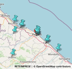 Mappa Via Acquedotto, 61121 Pesaro PU, Italia (12.70167)