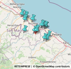 Mappa Via Ponte Rosso, 47833 Morciano di Romagna RN, Italia (10.13)
