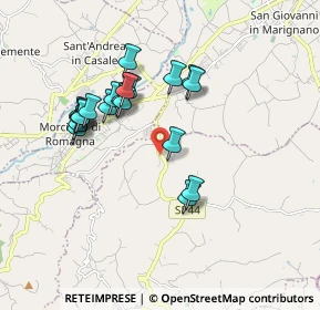 Mappa Via Ponte Rosso, 47833 Morciano di Romagna RN, Italia (1.706)