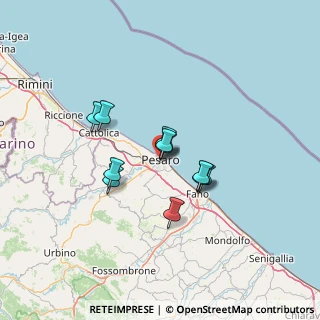 Mappa Via Giordano Bruno, 61121 Pesaro PU, Italia (9.77091)