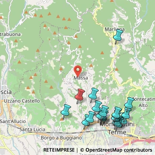 Mappa Via Mameli, 50010 Massa e Cozzile PT, Italia (2.987)